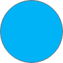 large blue dot